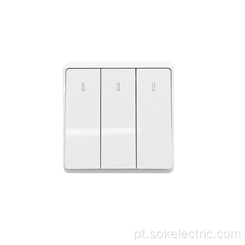 Interruptor de kit doméstico 3 Gang 1 Way Light Switch